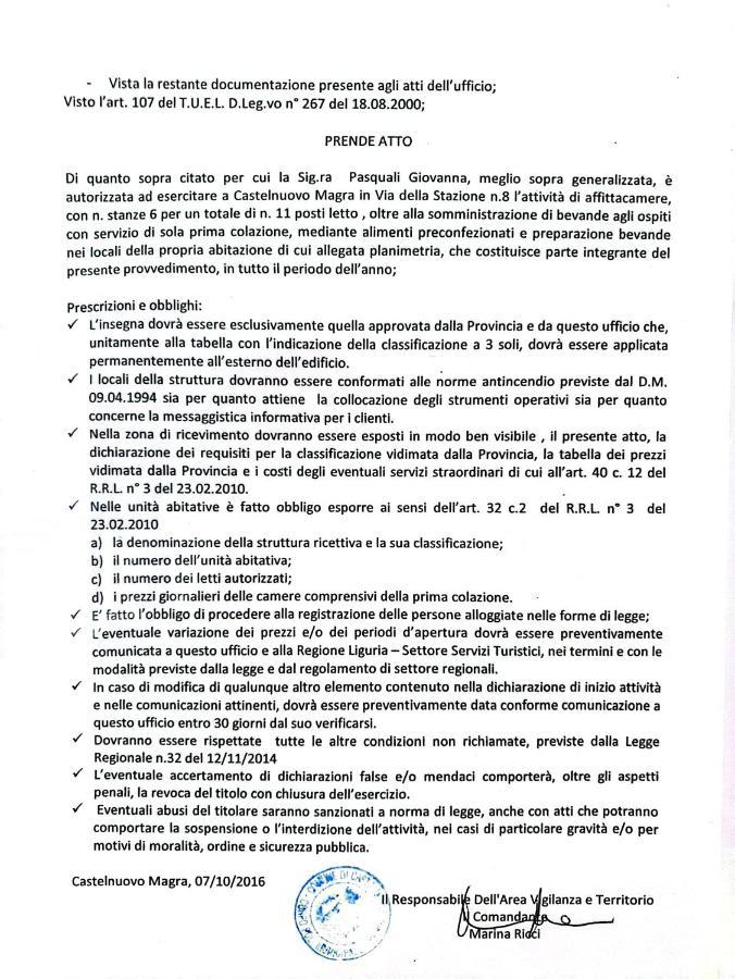 Ca Thomas Hotel Castelnuovo Magra Kültér fotó